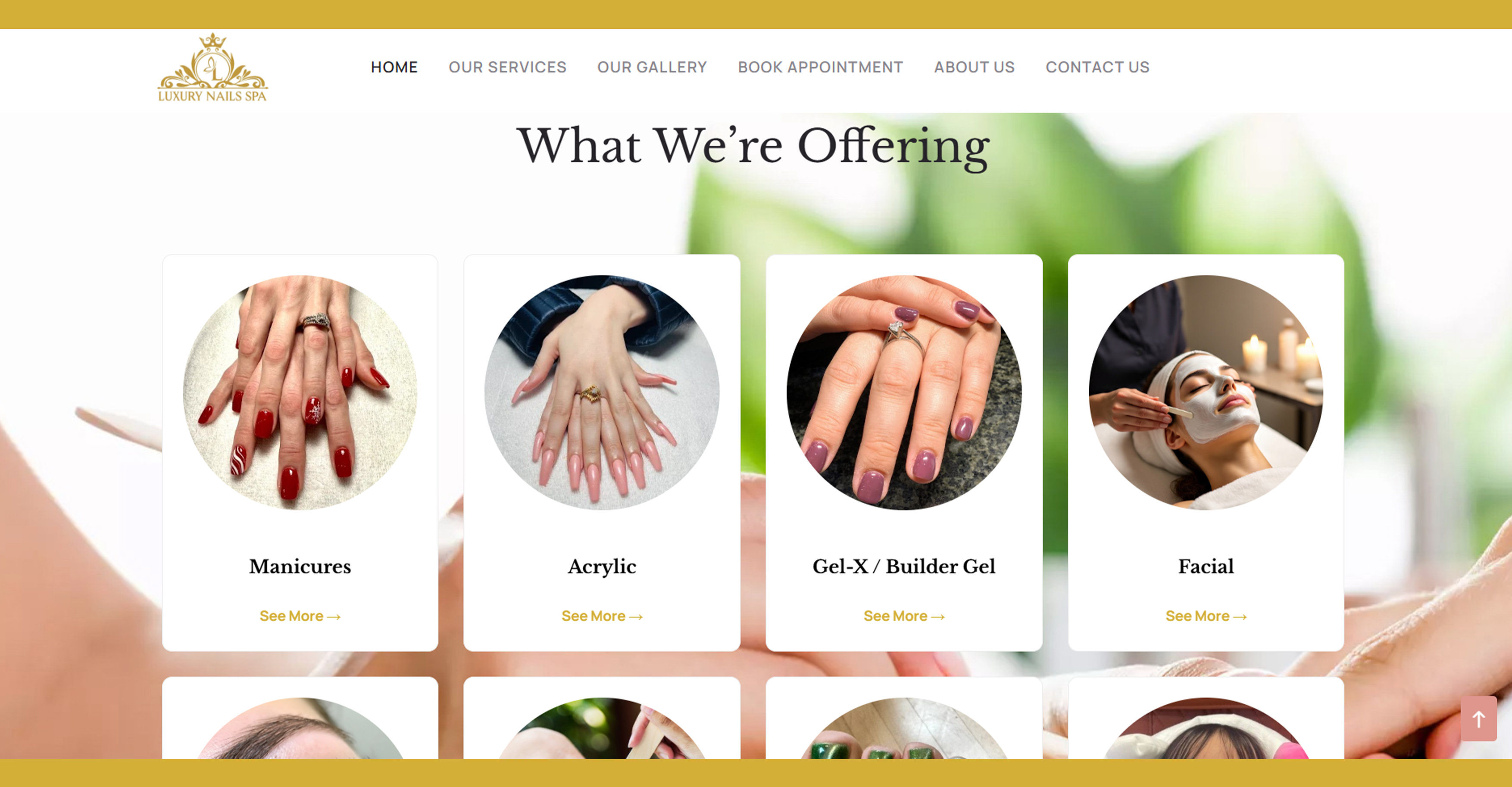 Luxury Nails Spa screenshot